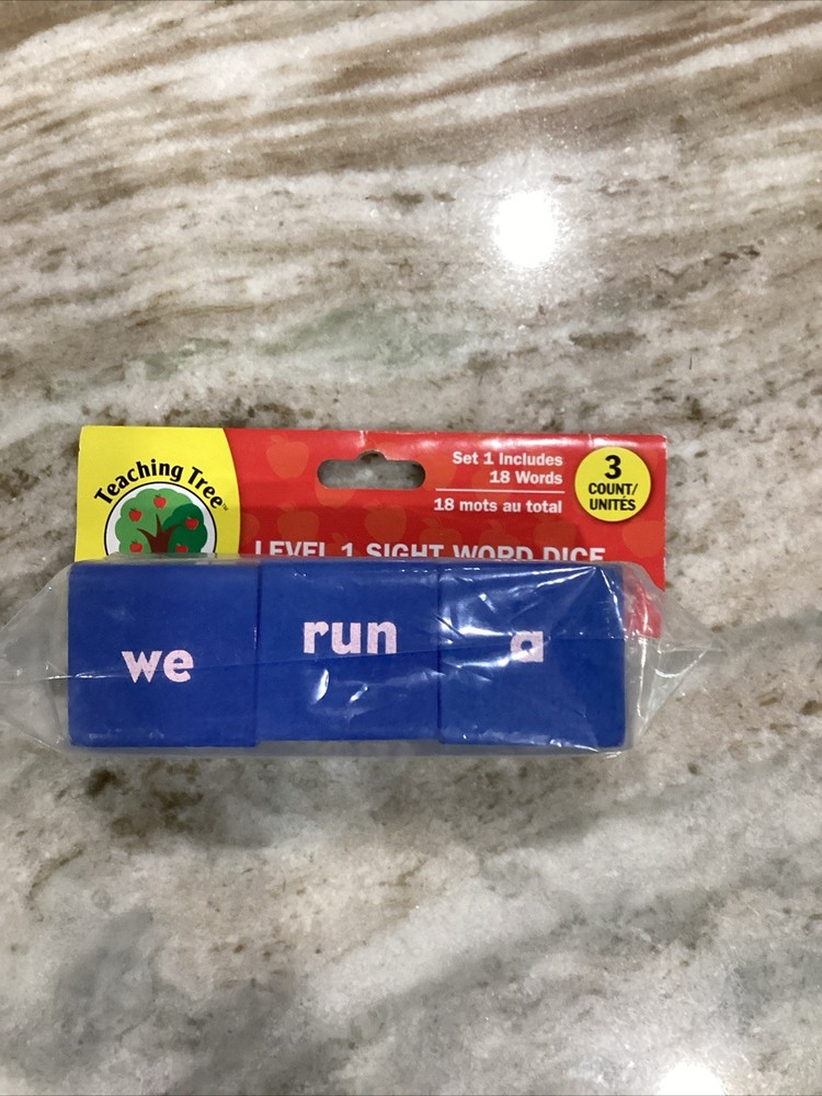 Teaching Tree Level 1 Sight Word Dice (3) Educational Tool For teachers