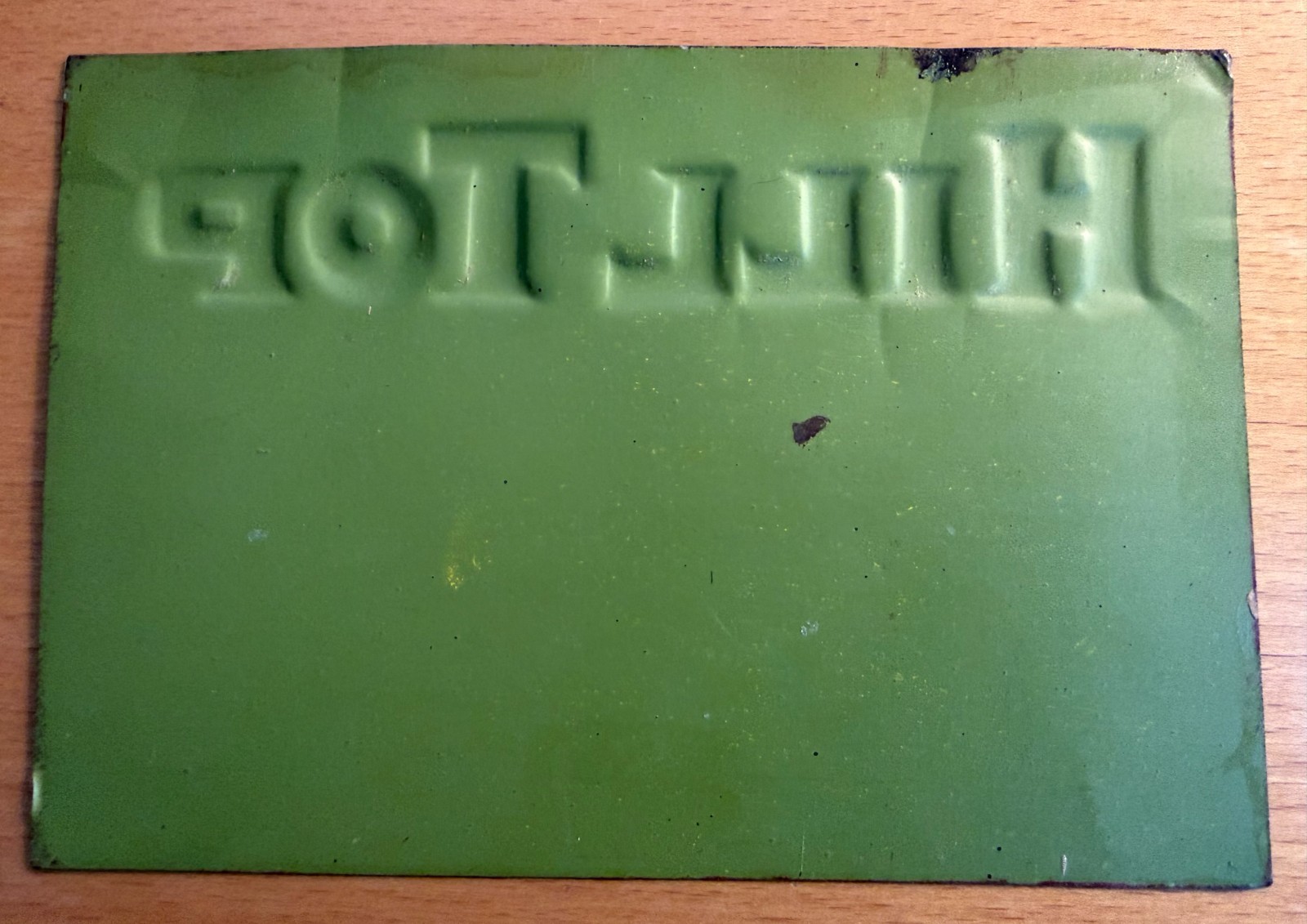 Hill Top Beverage Tin Sign, Simon Linser Brewing, Zanesville, OH - Pre-Pro Beer