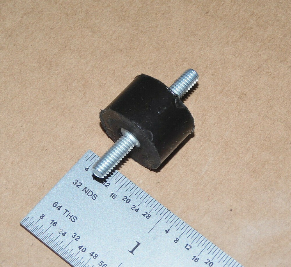 SORBOTHANE RUBBER SHOCK ABSORBING STUD MOUNTS THREADED #8-32 MALE EX SOFT 50D