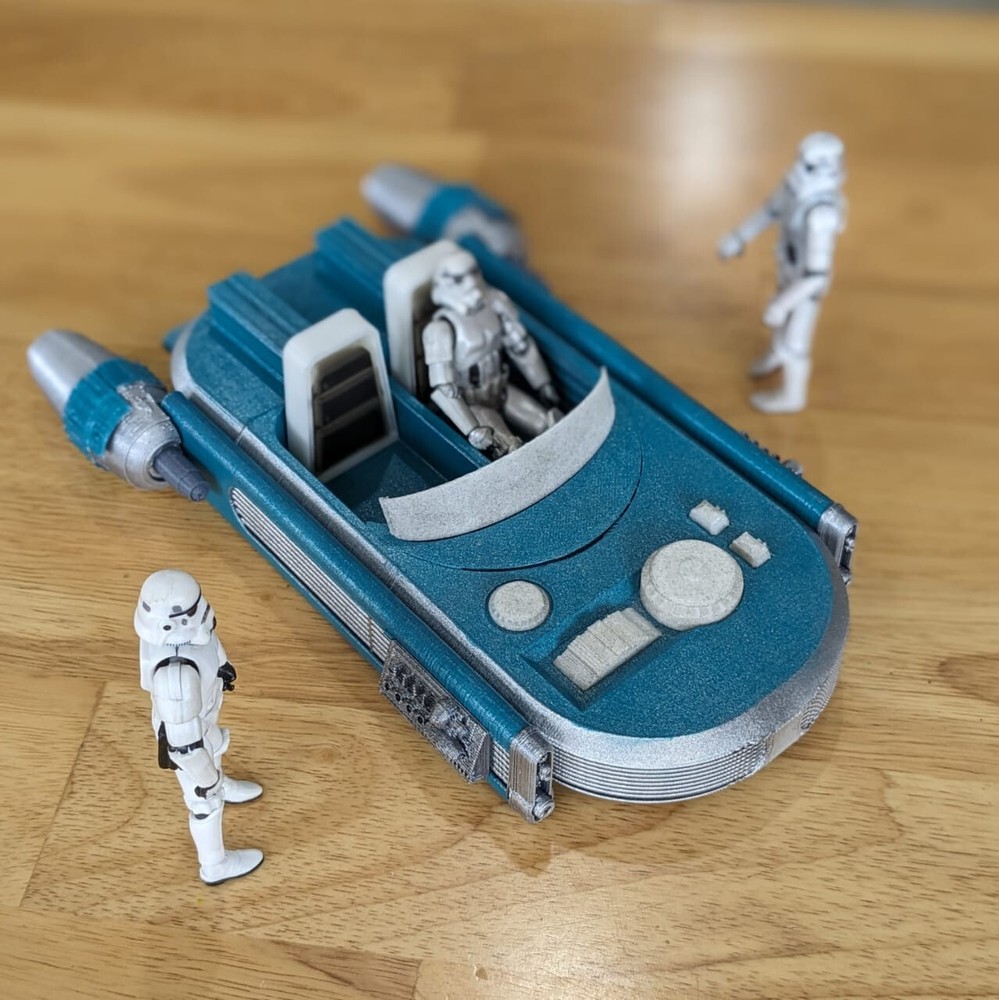 Pyke Speeder for 3.75 inch (1:18) Scale Action Figure Diorama