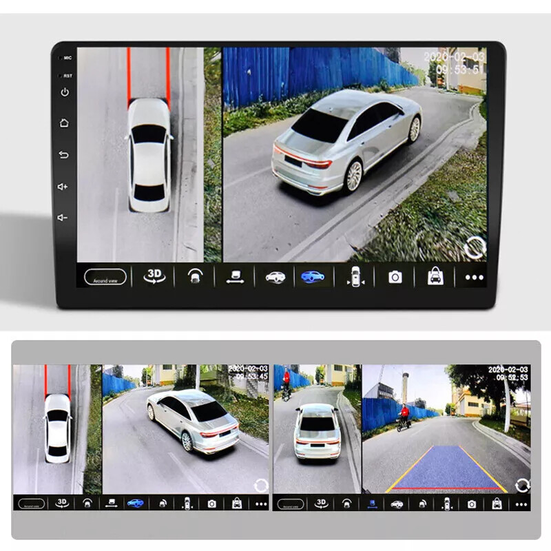 Car AHD 720P/1080P 360° View System Panoramic View Parking Camera Set