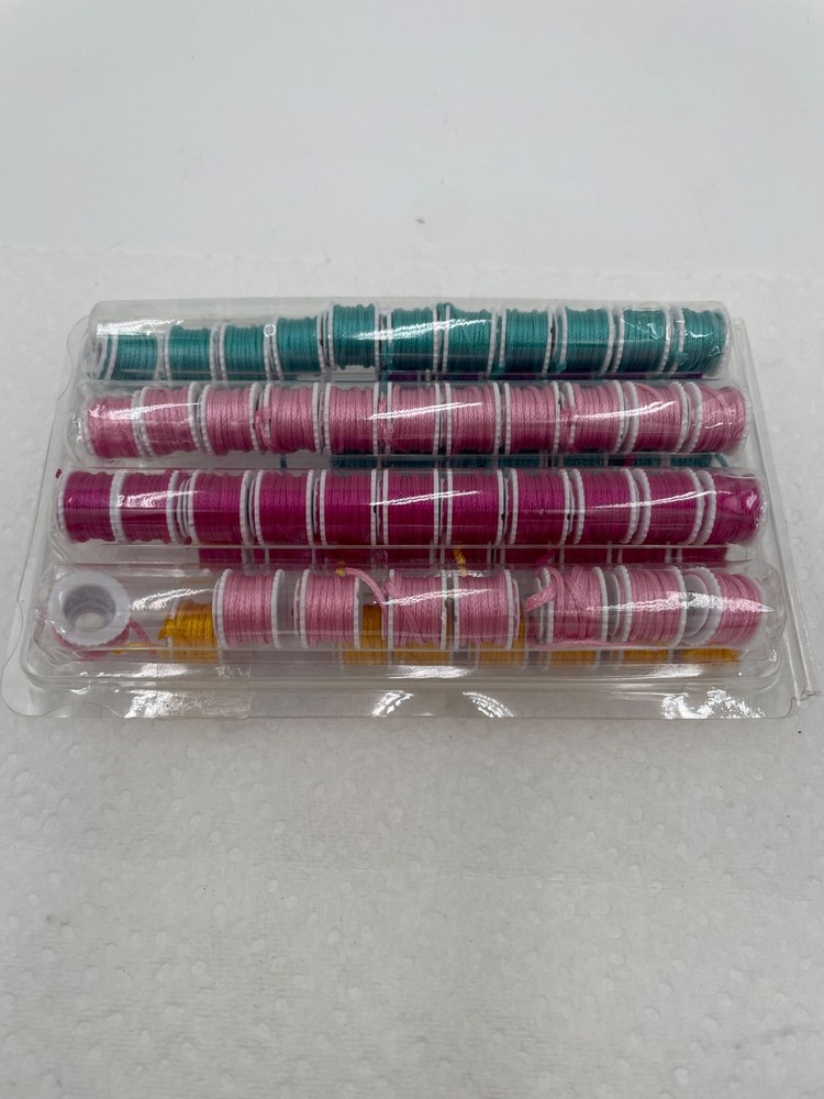 Colorful Sewing Thread Bobbins Set - 40 Plus Pieces
