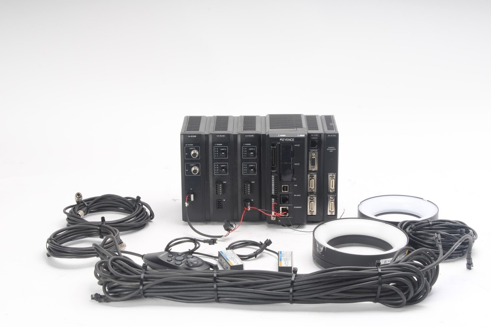 Keyence XG-7701 Multi-Camera Imaging System W/ CA-DC30E, CA-DC21E, XG-E700, More