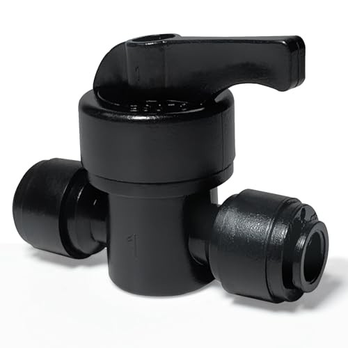 10 Pack Quick Connect 1/4" Drip 10PCS 1/4" Drip Irrigation Shut Off Valve