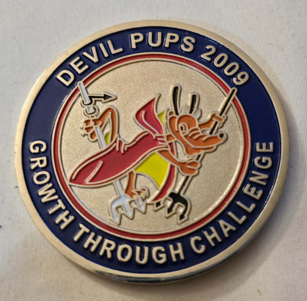 US Marine Corps Camp Pendleton 2009 Devil Pups Challenge Coin 2 / USMC