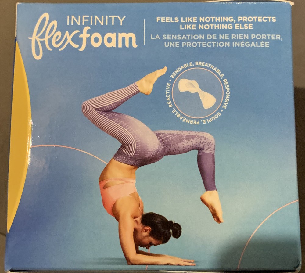Infinity Regular Sanitary Pads with Wings Unscented Unscented, Size 1 , 18 Ct