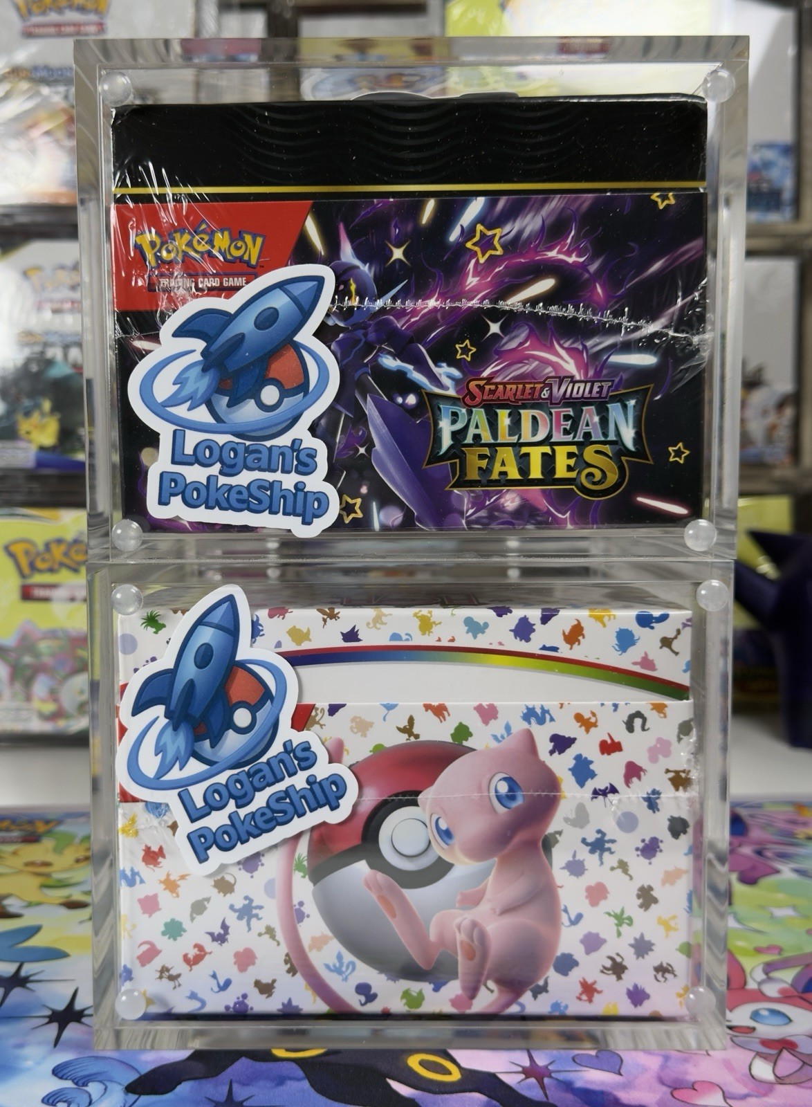 Pokemon Magnetic Booster Bundle Acrylic Case! Pokémon Card Protective Display!