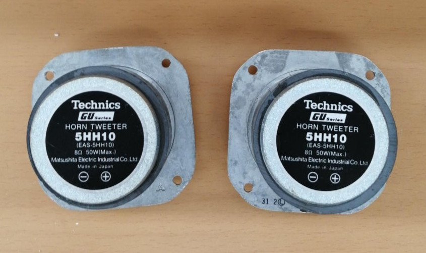 TECHNICS EAS-5HH10 Horn Tweeter 8Ω (Pair) 260104