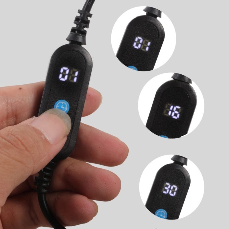 Time Presetable USB Timer Cord Energy Saving For Kitchen Appliances Use