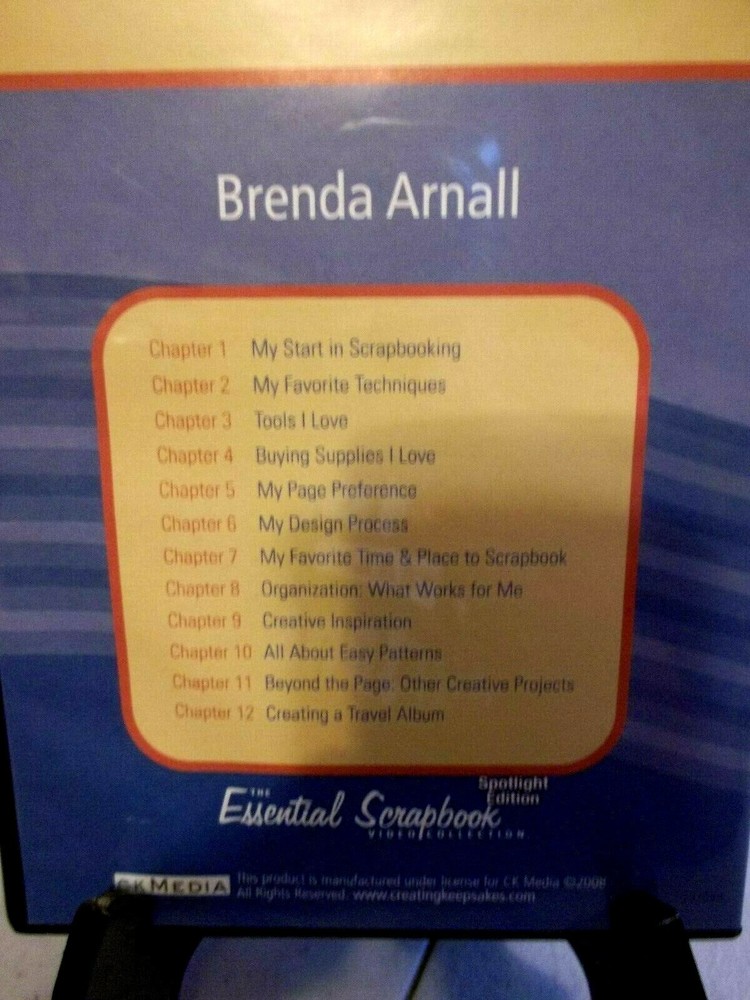 Scrapbooking Video DVD Brenda Arnall Keepsakes