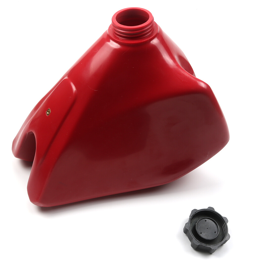 For Honda XR200R 1985-2002 Plastic Fuel Tank & Gas Cap Red