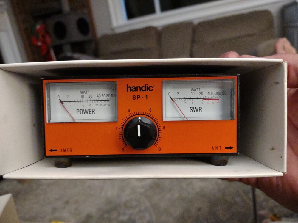 HANDIC BOLEGAN SWR METER WITH BOX AND PAPERWORK SP-1