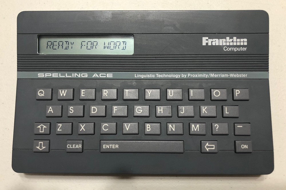 Franklin Computer Spelling Ace Model SA-98, 1988 Great Condition - Used