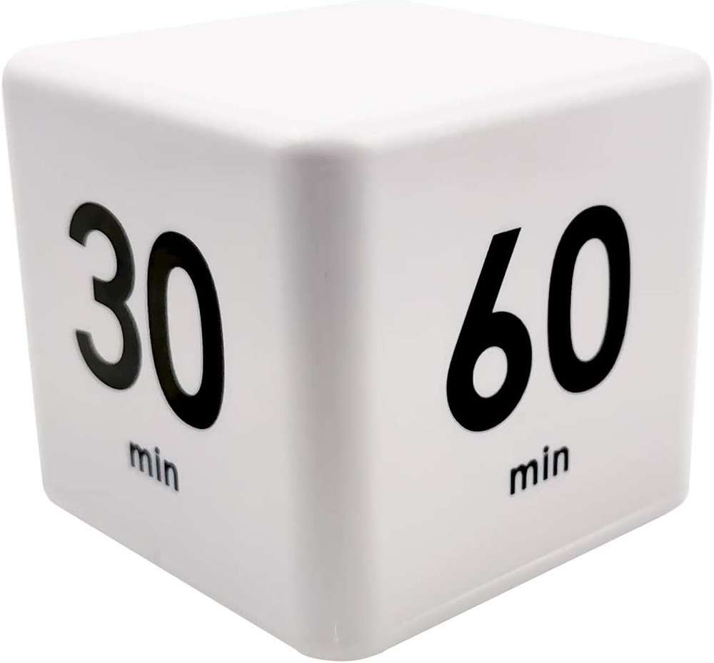Cube Timer, Productivity Cube Flip Timer for Kitchen Studying Workout Classroom