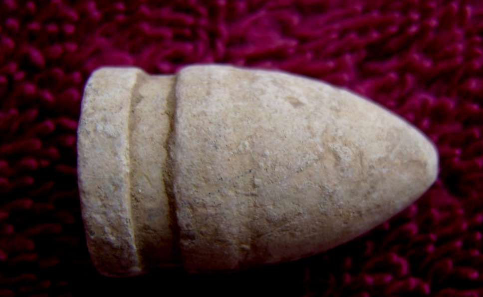 EXCAVATED .54 CALIBER US SMITH CAVALRY CARBINE BULLET (SHILOH)