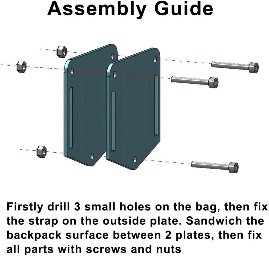 2 Set FPV Drone Lock Mount with Battery Straps for Quadcopter