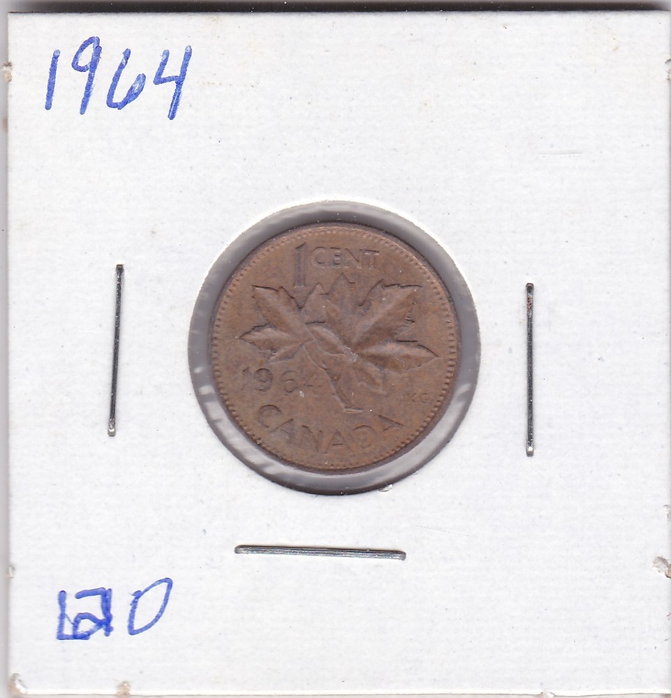 1964 Canadian Cent L20