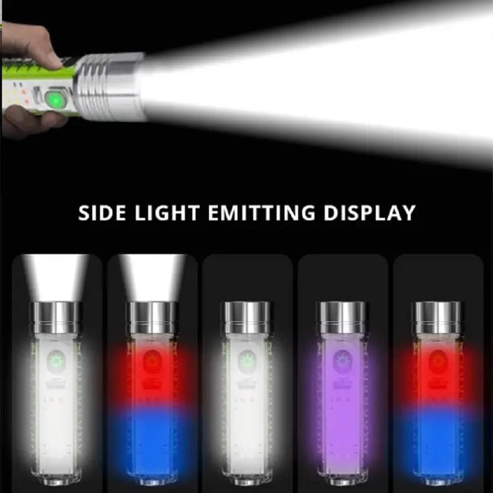 LED Tactical Flashlight Super Bright Mini USB Rechargeable Camping Flashlight US