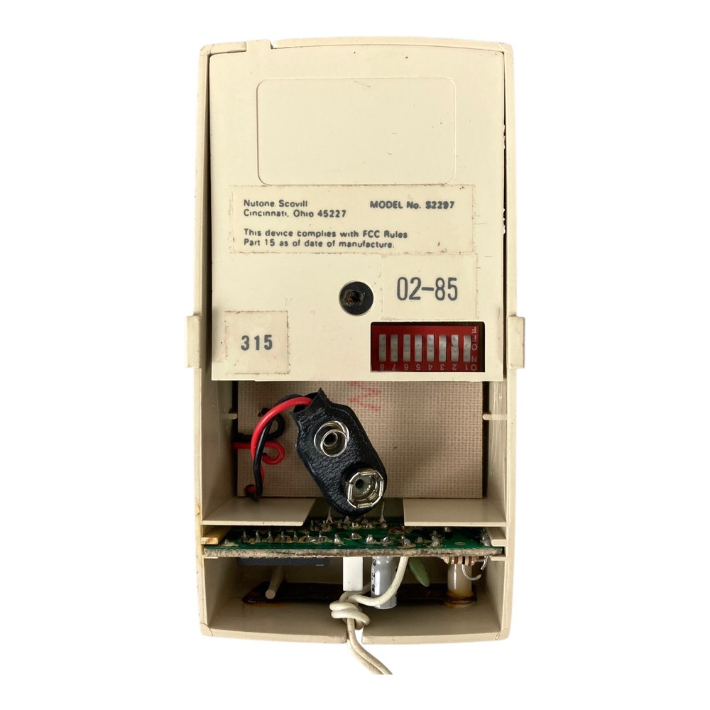 VTG NUTONE Scoville LINEAR ALERT D-24 52297 Digital Security Transmitter