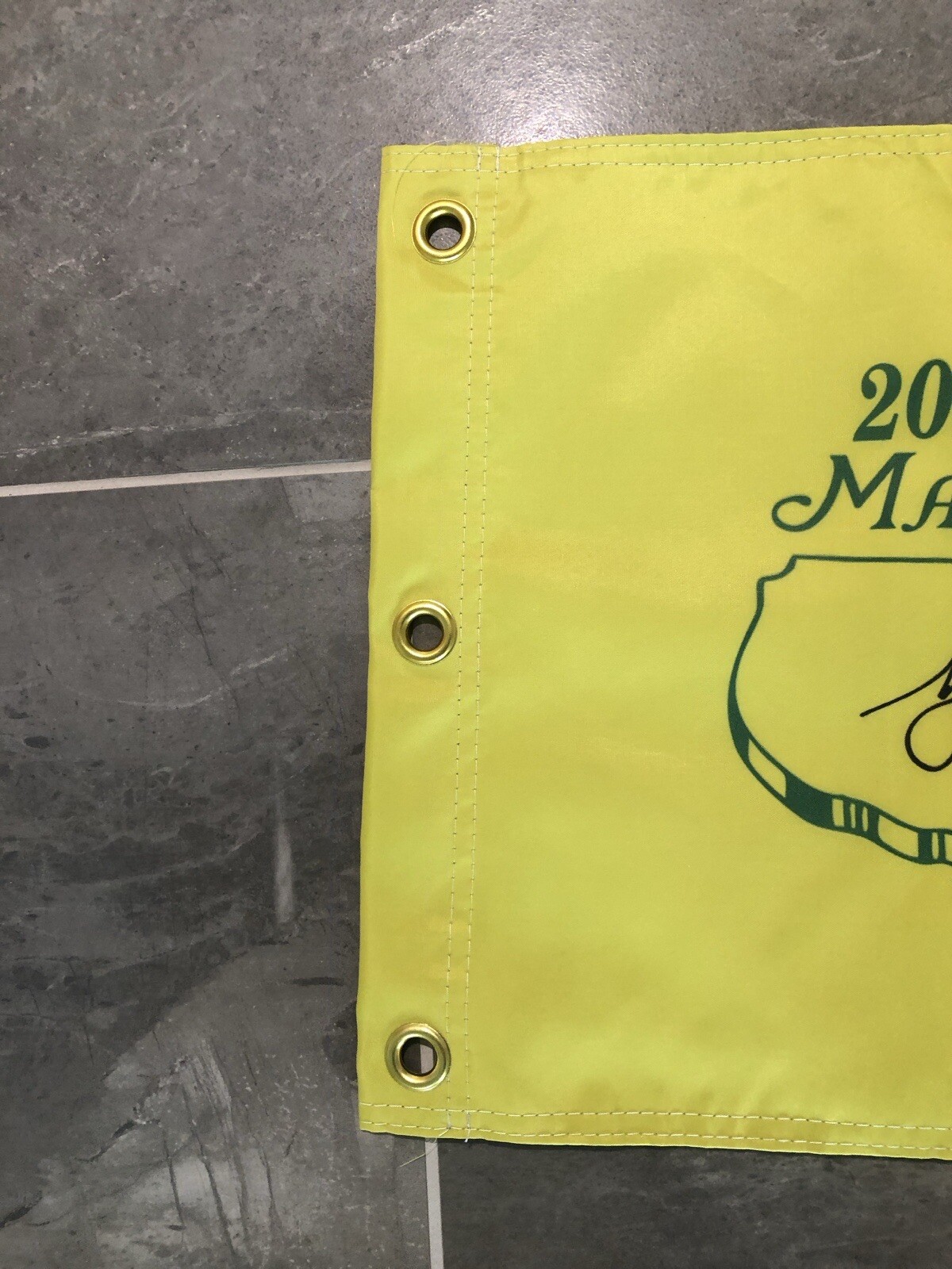 2019 Masters Souvenir Flag w/Tiger Woods PGA AUGUSTA NATIONAL 2025 Masters