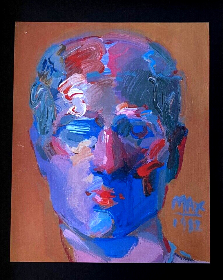 PETER MAX + POP ART PRINT + SIGNED IN PLATE + FRAMED 16x12 READY TO HANG