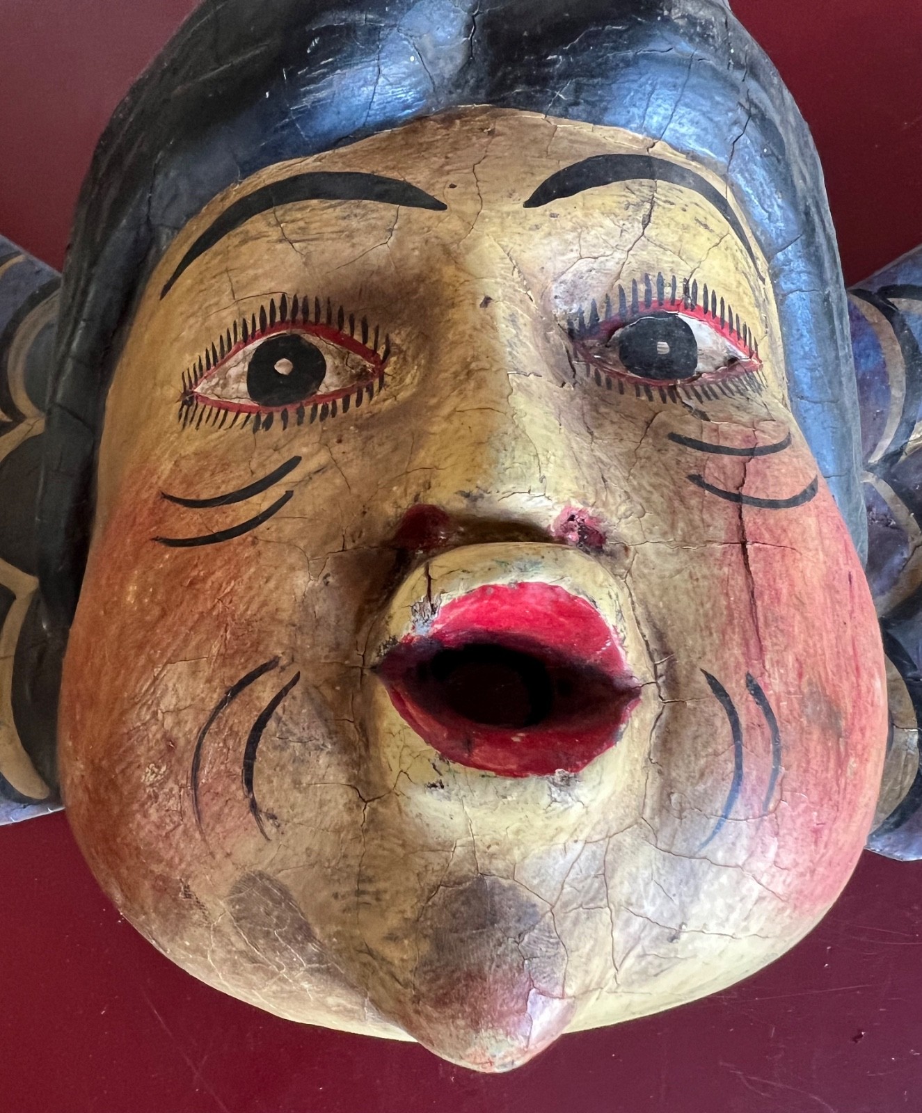 Vintage Mexico/Guerrero Hand Carved Mask