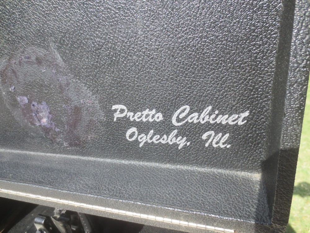 Vintage Pretto 3 Pistol Range Case NICE!