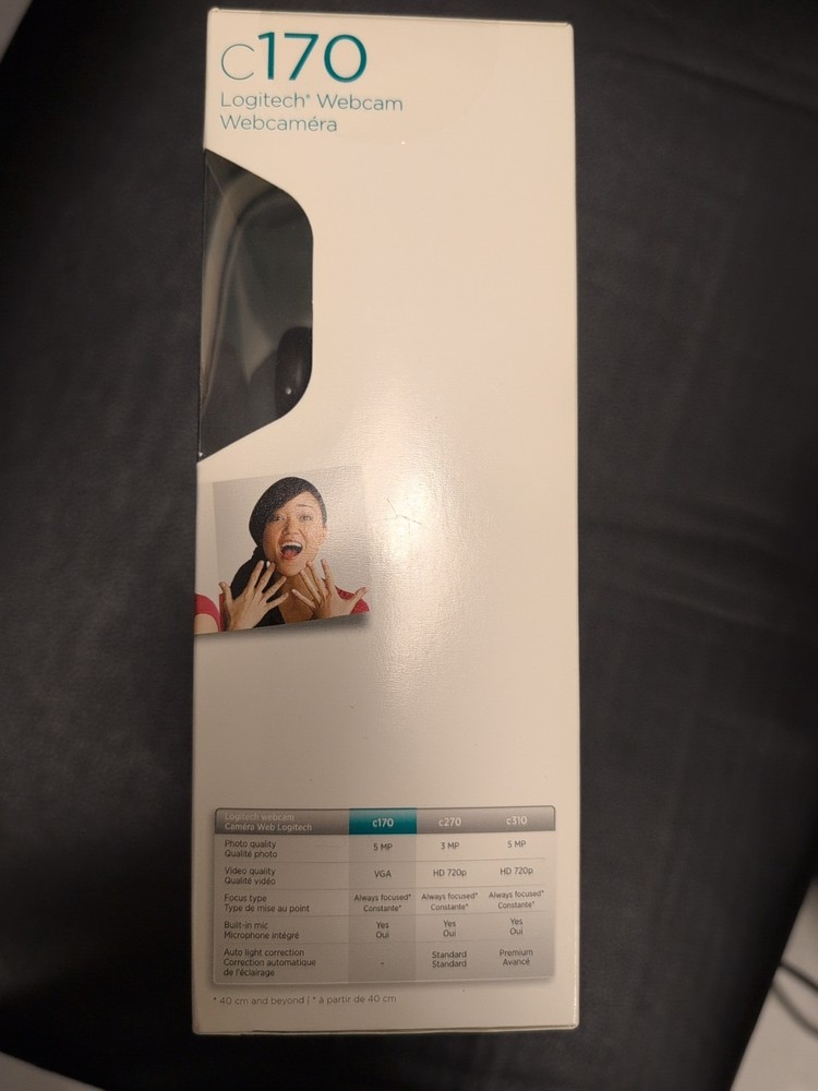 Logitech C170 Web Cam - Black