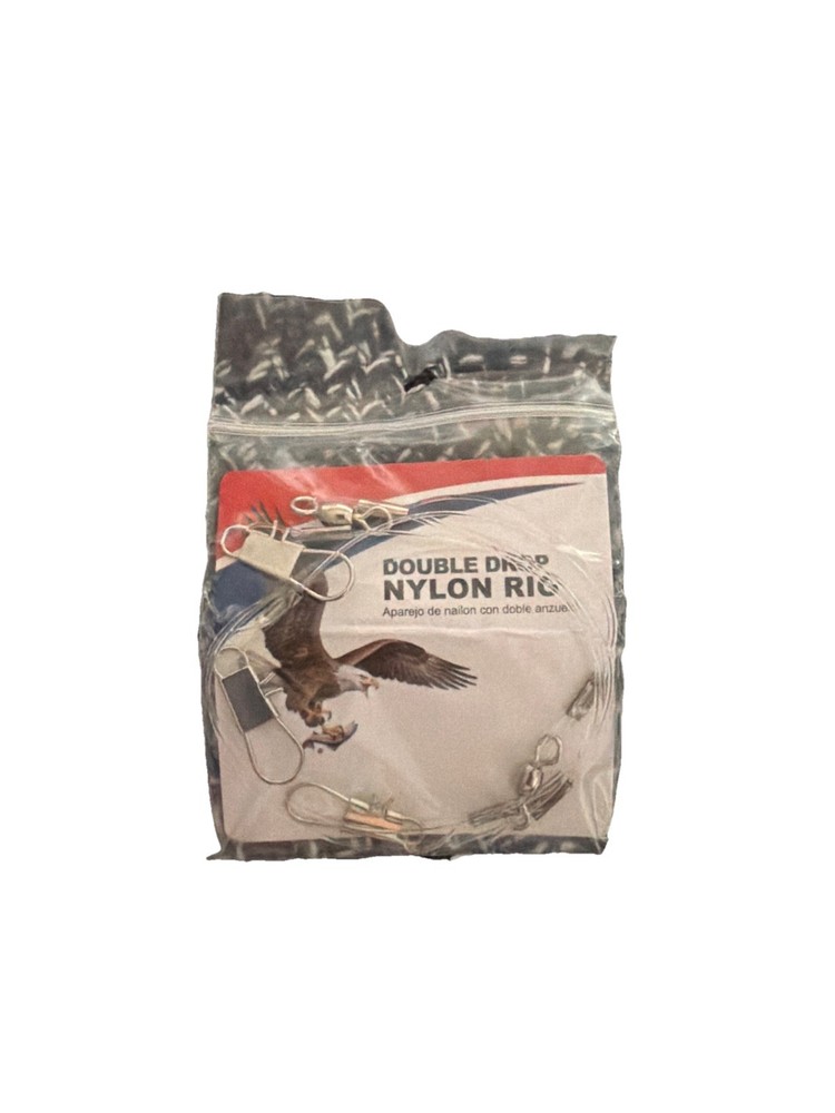 Double Drop Nylon Rig Fishing 3pcs