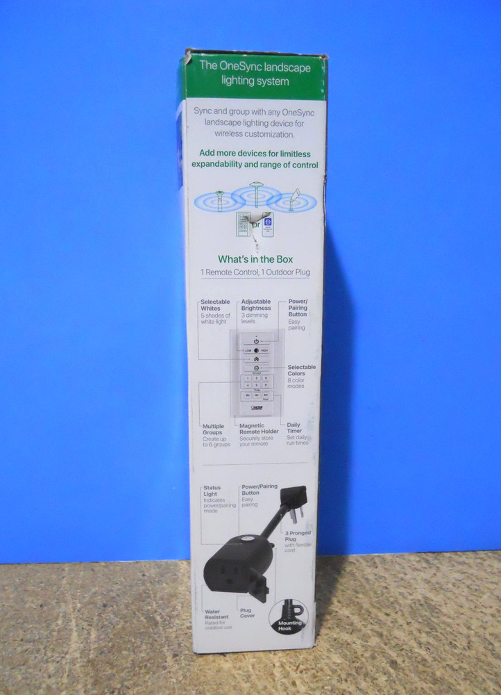 FEIT Electric OneSync Landscape Remote Outdoor Control Plug + Remote New