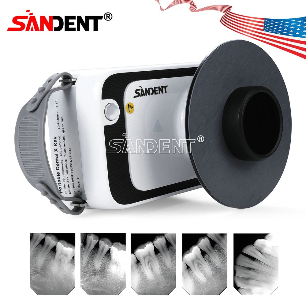 Dental X Portable Digital Machine Rayos with Scatter Shield Protective Ring