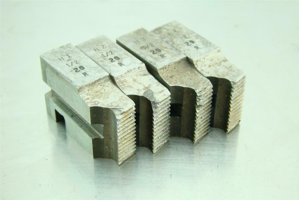 (4) Threading Die Set Milled Chaser , 1/2"-20R
