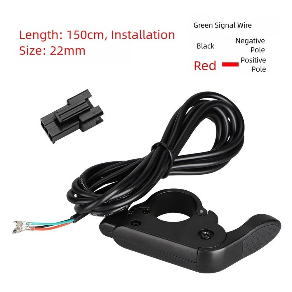 Thumb Throttle for Electric Bikes with Precise Speed Management and Easy Setup