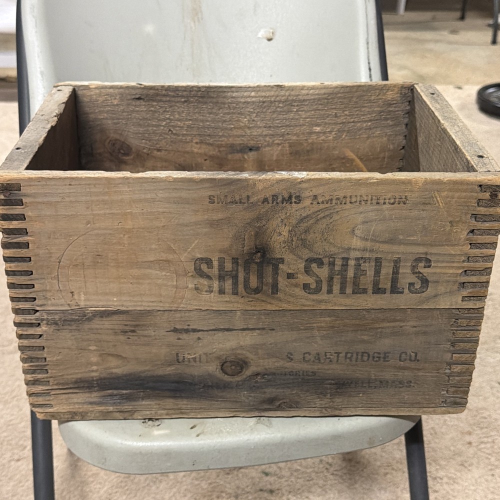 Climax Shot-shells Wooden Box