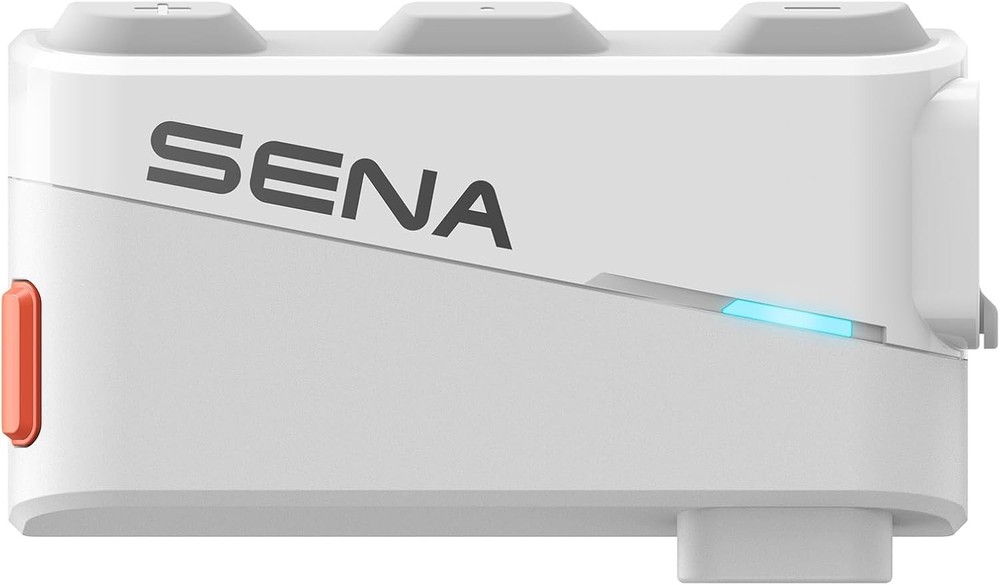 Sena SUMMIT X Snow Sports Mesh & Wave Intercom Bluetooth Communicator - White