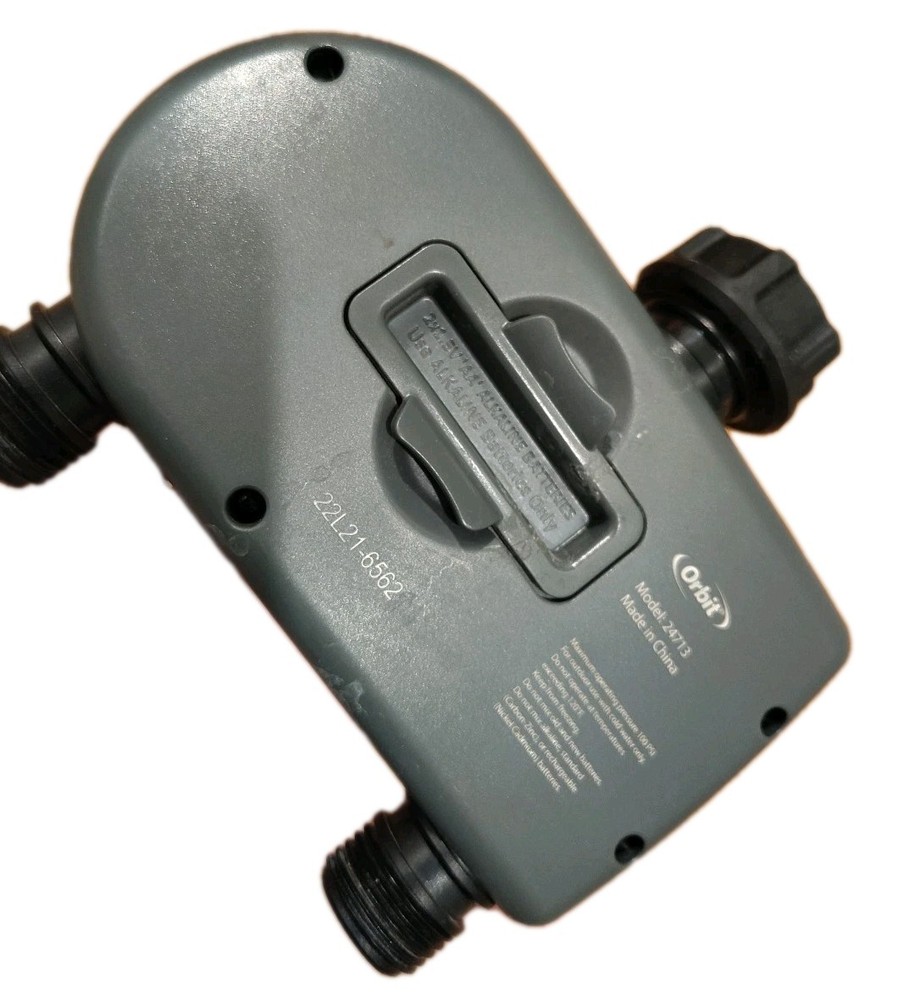 Orbit 24713 Digital Water Timer 2 Outlet Programmable Schedule Irrigation