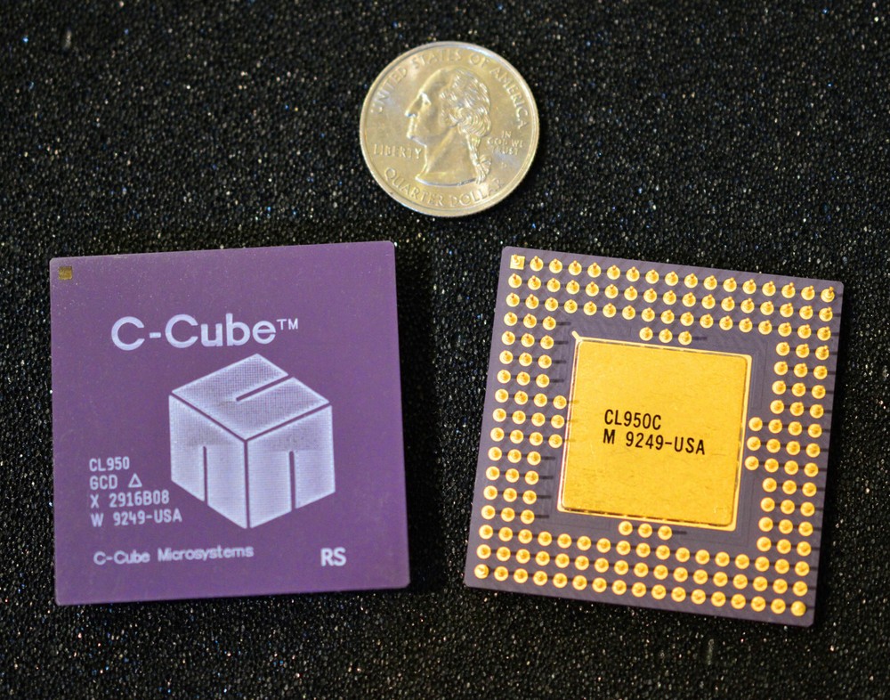 Historic 1992 C-Cube CL950,    Worlds First MPEG Decoder on a Chip