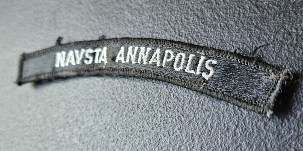 NAVY TAB PATCH, NAVSTA ANNAPOLIS.