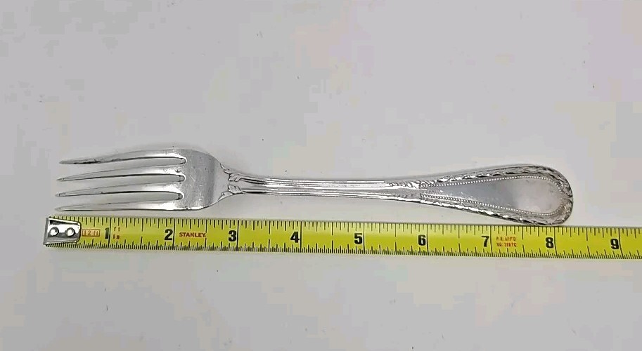 Koch and Bergfeld 800 Silver Dinner Fork Ludwig XVI Pattern