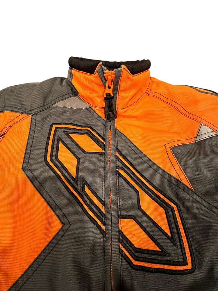 Youth CastleX Launch G3 Snowmobile Jacket Orange S