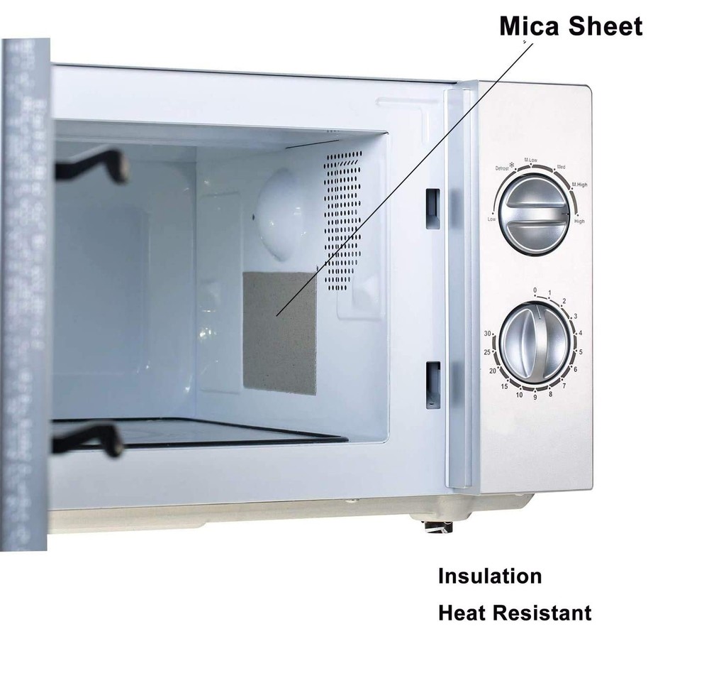 Waveguide Covers for Microwave, 4 Pack Mica Plates Sheets Heat Insulation Board