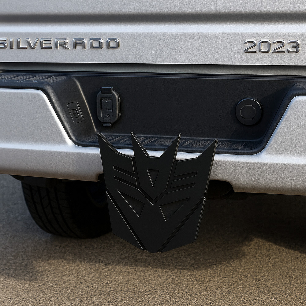 Transformers Dark Deception Trailer Hitch Receiver Cover Plug Cap 2x2" Receiver