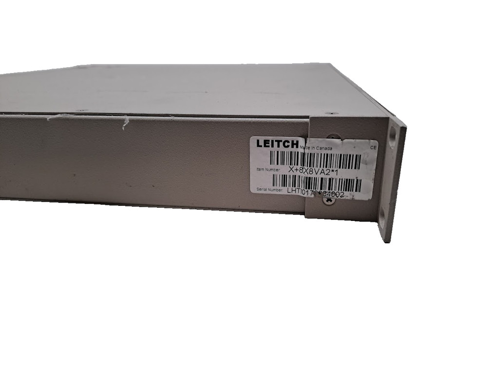 Leitch RCP-8X8P 1RU remote 8x8 programmable push button panel