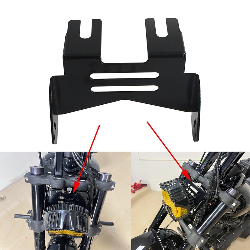 Front Headlight Bracket Mount Kit For Baja Designs LP6 Pro LED Auxiliary Light