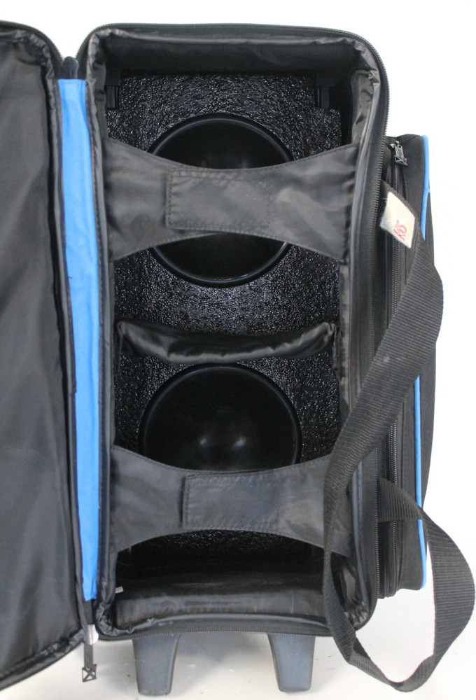 Strikeforce KR Eliminator Double Roller Bowling Bag-Blue 8920-02 (READ)