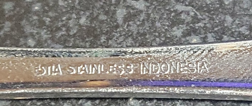 Estia Cascade Solid Salad Serving Fork 9” & 2 Table Knifes