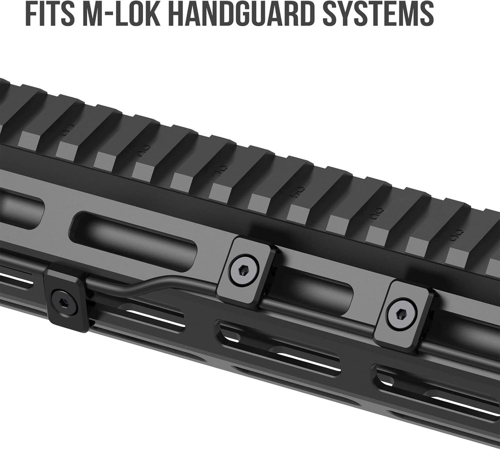 8-Pack M-LOK Compatible Pressure Switch Cable Guides for Tactical Efficiency