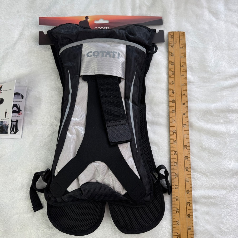 Hydration Backpack Lightweight Water Pack with Bladder Black NEW COTATI
