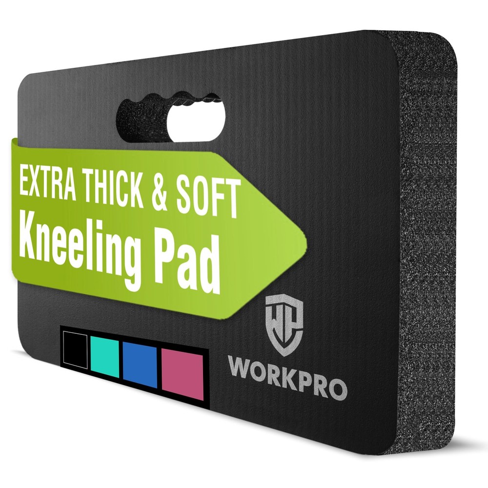 WORKPRO Extra Thick Kneeling Pad, Soft Foam Cushioning for Knee, Large Foam Knee