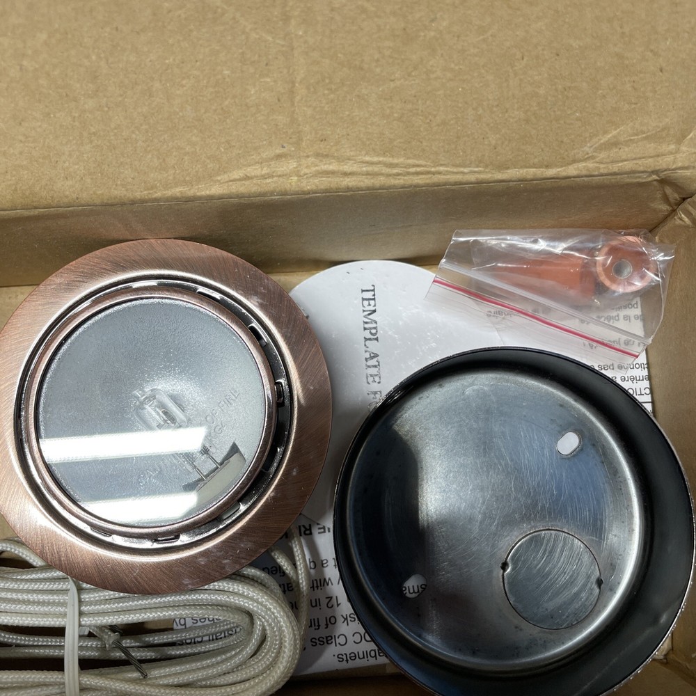 Kichler Lighting 12501CO Copper Under Cabinet Bright 1pc Missing